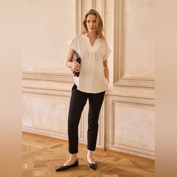 NWT Seraphine Overbump Maternity Everyday Work Trouser in Black Size 4 Tall